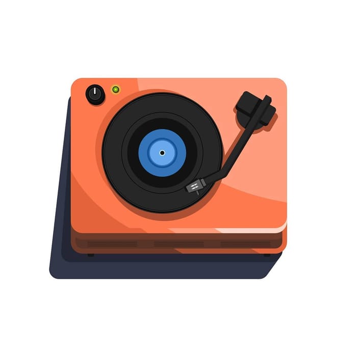 Turntable — vector artwork